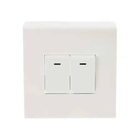 Replacement Service : PANASONIC Single switch unit 2 gangs PANASONIC model LEAF, white