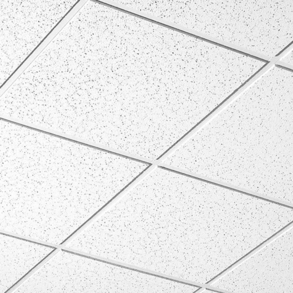 Replacement service : acoustic ceiling tiles, model 3574A, with large edge cover, size 60 cm x 60 cm x 16 mm.