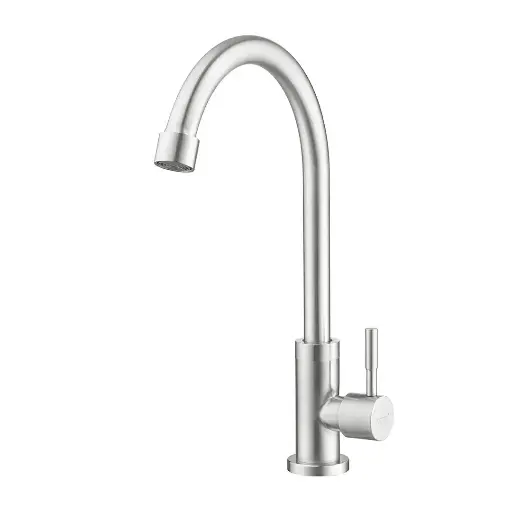 [9CLS200293] Replacement Service : COTTO Dishwashing sink faucet, CT1275C55#SA(HM), stainless steel color